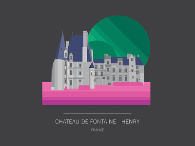 Chateau de Fontaine - Henry castle illustration