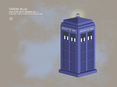 Doctor Who - Tardis doctorwho illustration series