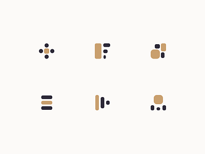Geometric and abstract icon set proposal clean customer service design ecommerce ecommerce app hiring latam saas