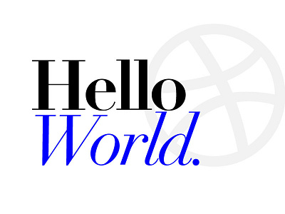 Hello World.