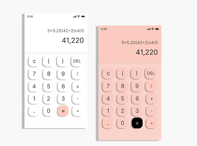 Android Calculator #DailyUI :004 ui