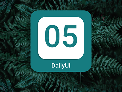 Calendar Icon DailyUI :005 #DailyUI ui