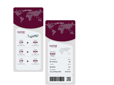 BOARDING PASS
DAILYUI:024
#DAILYUI
#REDESIGNED