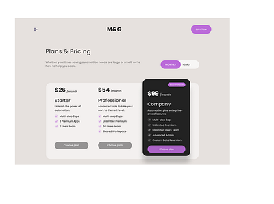 PRICING DAILYUI:030 #DAILYUI ui