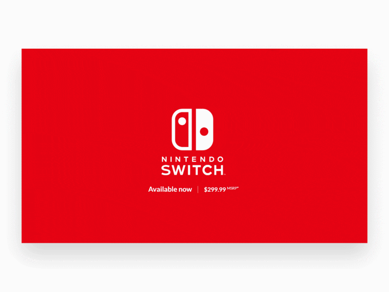 Daily UI 012 - Product Page animation dailyui ecommerce nintendo switch product page ui