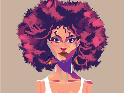 Curly! adobeillustrator character creative design graphic design illustration vector art