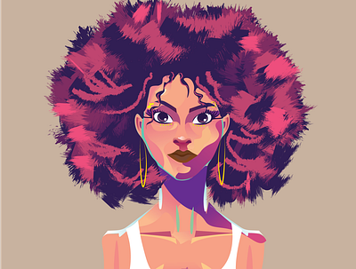Curly! adobeillustrator character creative design graphic design illustration vector art