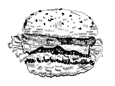 Burger! adobeillustrator character creative flat character graphic design illustration vector art