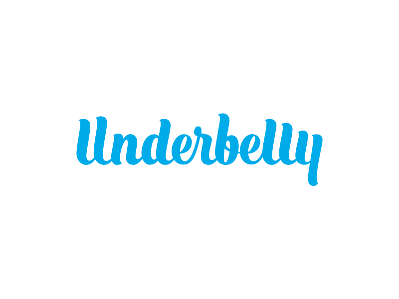Underbelly Animation animation bouncy brand logotype script