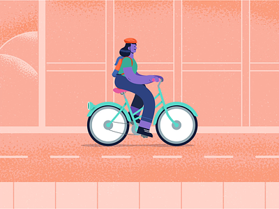 Biking And Liking after effects animation bicycle bike illustration motion graphics