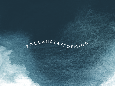 #oceanstateofmind branding icon watercolor