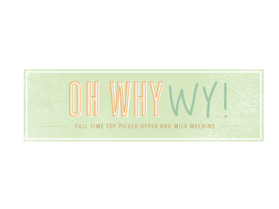 Oh Why Wy! banner concept hand drawn