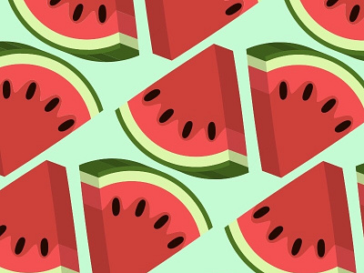 Watermelon madness by Andreas Aere on Dribbble