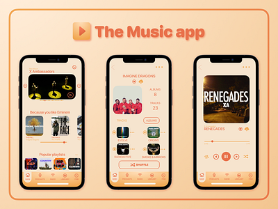 Music App design figma ui ux