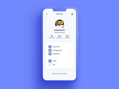 Daily UI #006 | User Profile dailyui dailyui006 ui uidesign userprofile