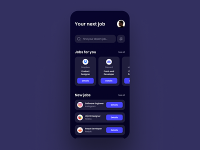 Daily UI #50 | Job Listing dailyui dailyui050 ui uidesign uiux uxdesign