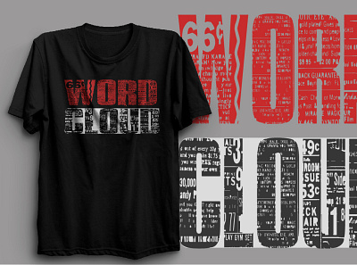 WORD CLOUD t shirt t shirt design typography wordcloud wordpress design