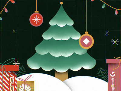 Christmas Editorial Illustration christmas design editorial graphic design holidays illustration illustrator