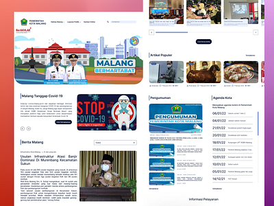 Malang City Government Website Redesign