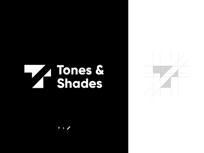Tones & Shades Combination Mark branding logo logo grid logo gridding logodesign london monogram logo vector