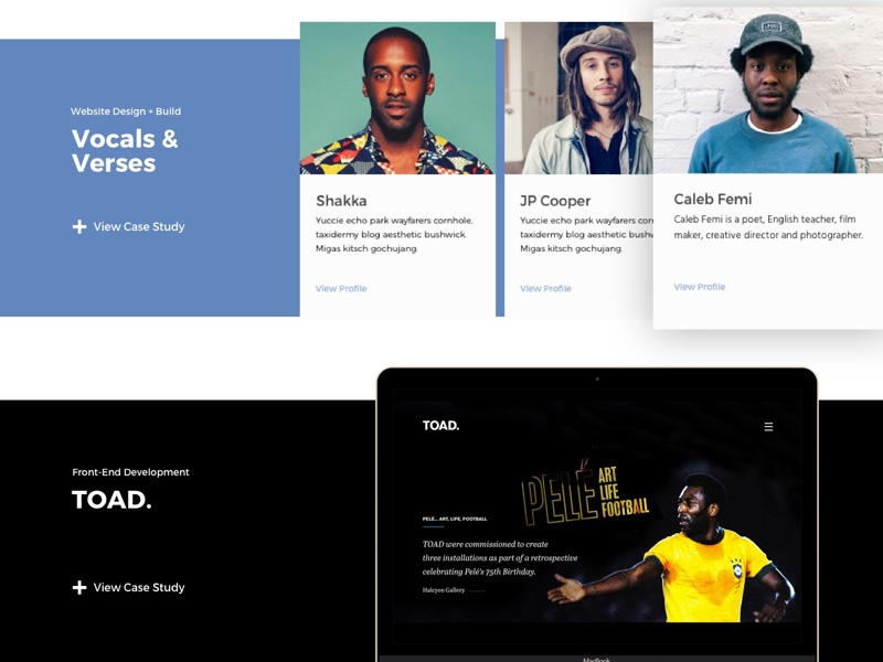 Portfolio Thumbnails Experiement card trial and error experiment thumbnail design design app sketch portfolio ui design ux ui
