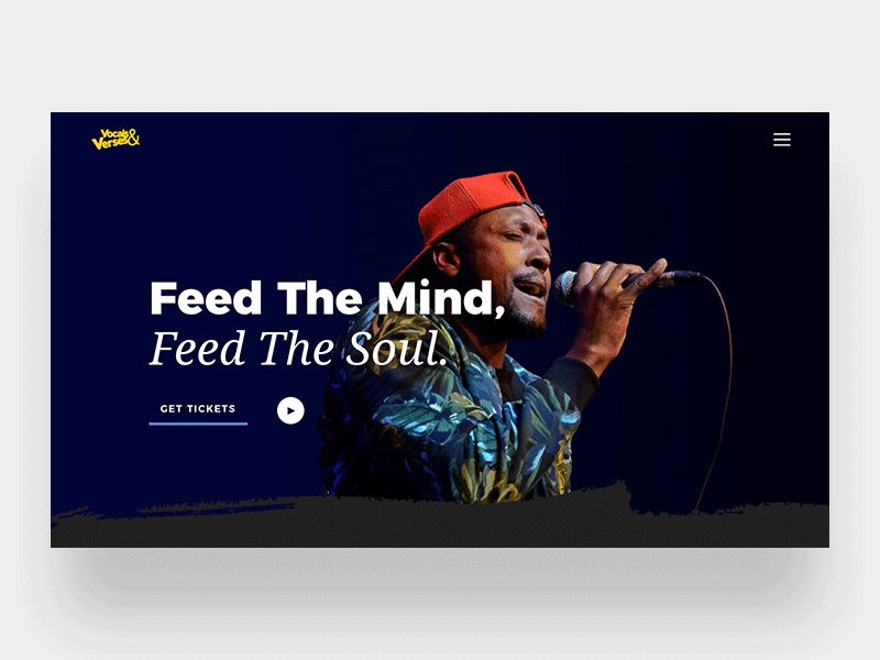 Page Loader Concept poetry music london design typography web ux ui clean homepage loader landing page web design ui design