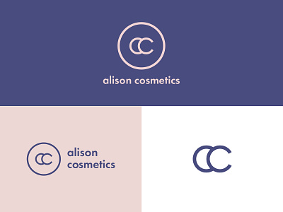 Alison Cosmetics branding combination mark identity design logo logodesign logotype typography visual design
