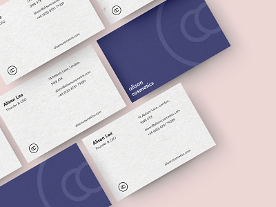 Alison Cosmetics - Business Cards