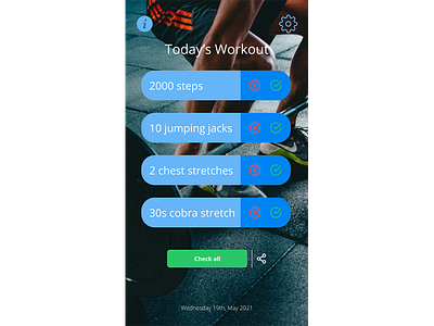Workout of the day dailyui design ui ux workout of the day