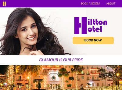 Hotel Booking Homepage dailyui design hotel booking ui ux