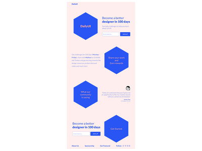 DailyUI Homepage Redesign Full Page by Golden Ogbeka on Dribbble