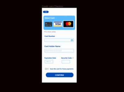 Credit Card Checkout app app design credit card checkout credit card form creditcard ui uidesign