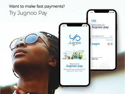 Jugnoo Pay Concept App Design