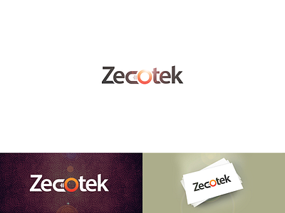 Zecotek Company Logo brand identity branding bulb bulb logo gradient icon identity light light logo logo logodesign logotype logotypes mark orange symbol typography wordmak
