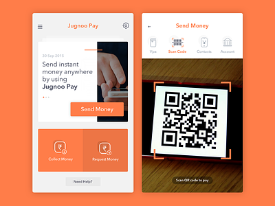 Jugnoo Pay account contact jugnoo pay orange payment paytm request money scan code send money