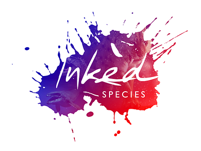 Inked Species Logo Design animal elephant inked lion logo logo 3d logo design logotype shark species splash splatter