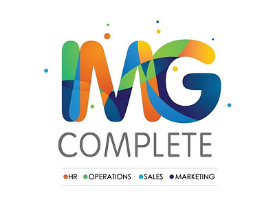 IMG Complete Logo Design corporation hr logo logo design marketing operations sales salesman