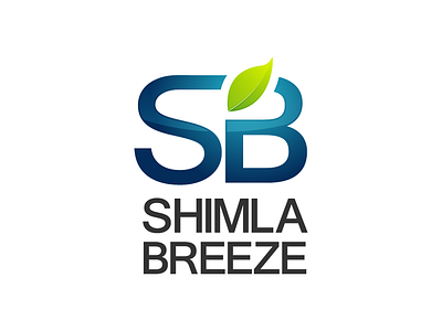 Shimla Breeze Logo Design black blue creative logo logo logo 3d logo design text logo