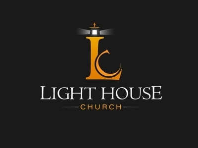 Light House Church black church light light house light house church logo logo 3d logo design