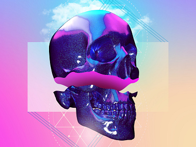 New Emotions 3d c4d skull skull art