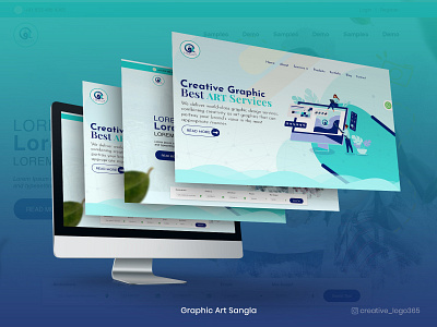 Website Banner | UI Design | Graphic Art Sangla