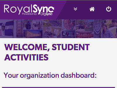 RoyalSync Custom User Interface