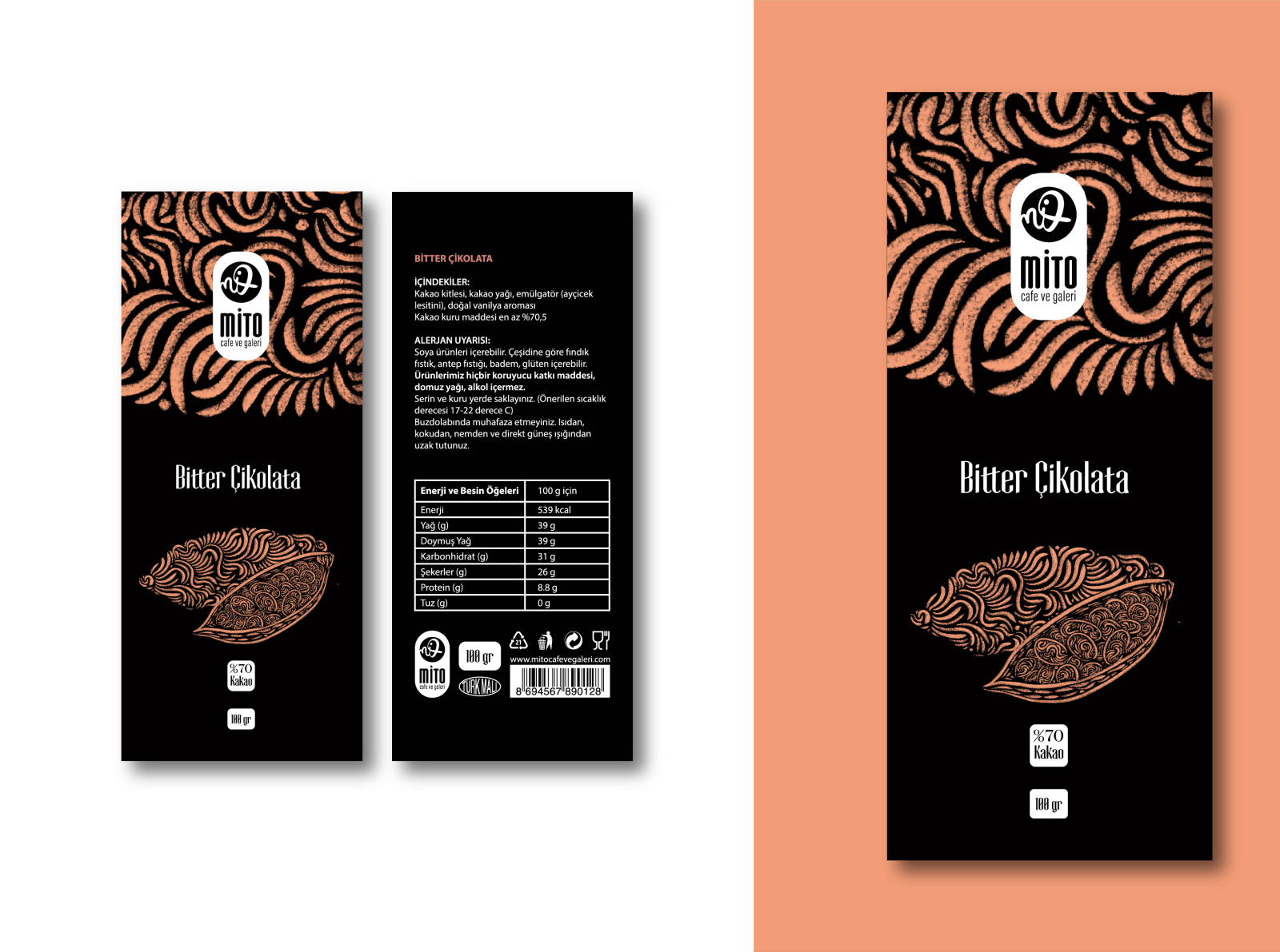 Chocolate Packaging Design by Tenzile Şevval Cebeci on Dribbble Chocolate Packaging Design