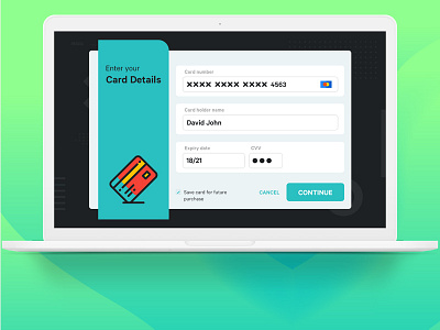 Card details credit debit form mastercard payments ui web