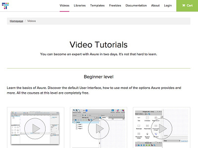 Axure Video Tutorials axure totalwireframe video