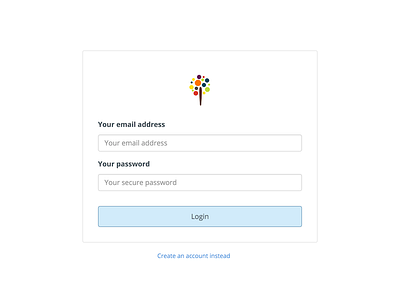 Login page login product saas signin