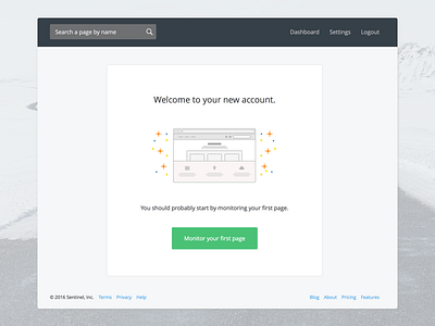 Welcome screen button empty saas sparkle sparkles submit ui welcome