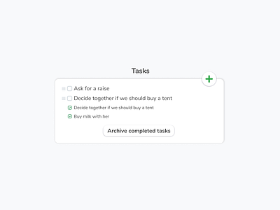 Tasks list list monica saas tasks