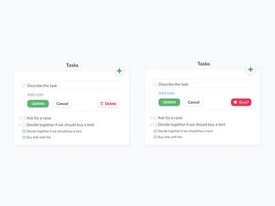 Another task exploration button check checkbox delete list plus saas task task list ui update