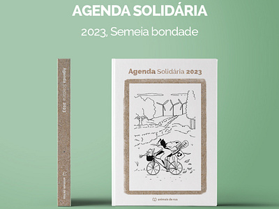 Animais de Rua - 2023 Agenda 2023 agenda animais de rua association calendar design illustration layout solidary street animals sustainable